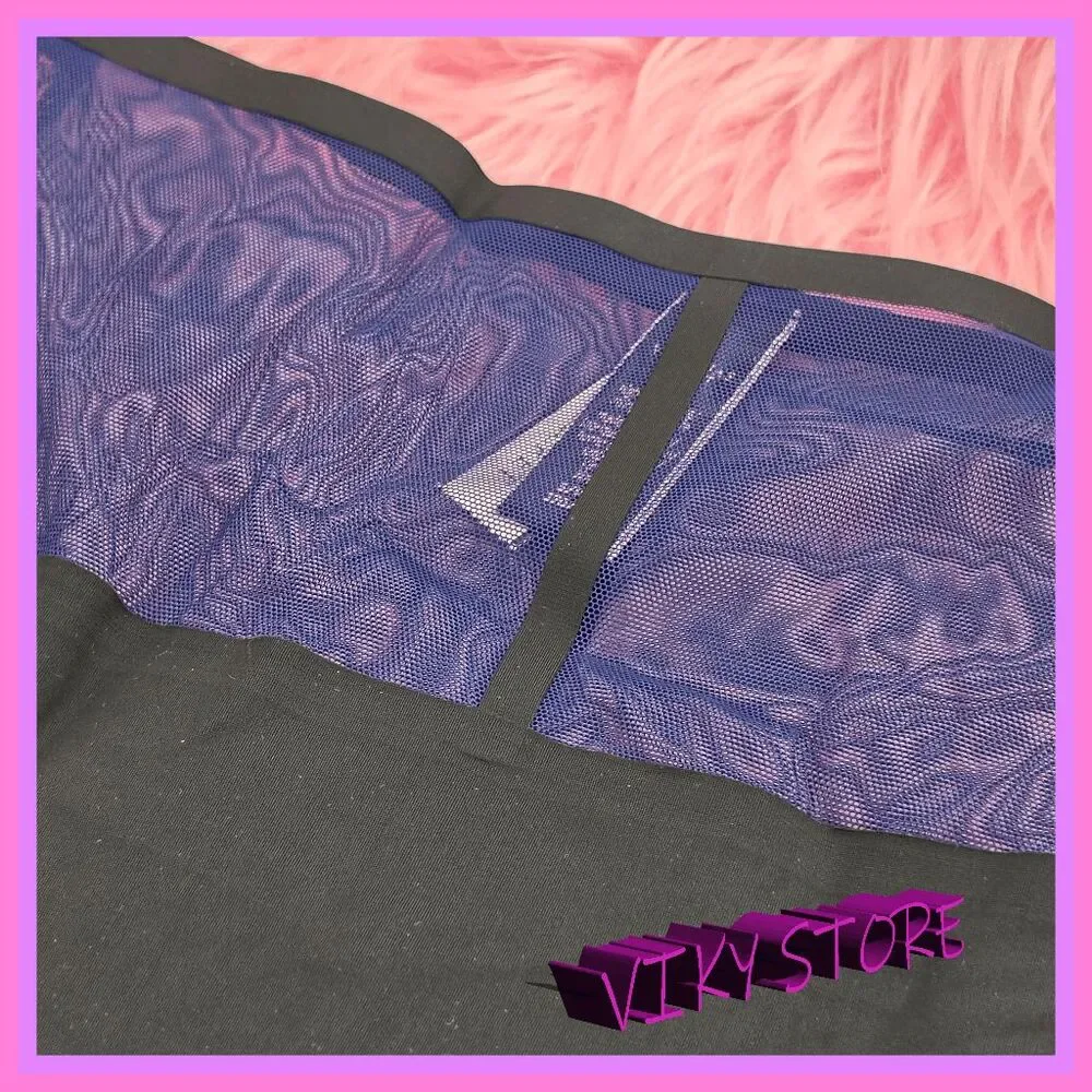 ❤️ NWT Victoria’s Secret Very Sexy High Waist Blue Black Small ❤️